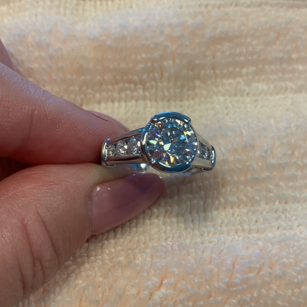3 ct Moissanite ring